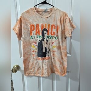Orange tie dye panic! Tee